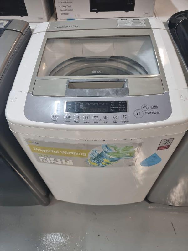 LG 10kg, Turbo Drum Top Load Washing Machine WFT1015 Condition 8/10