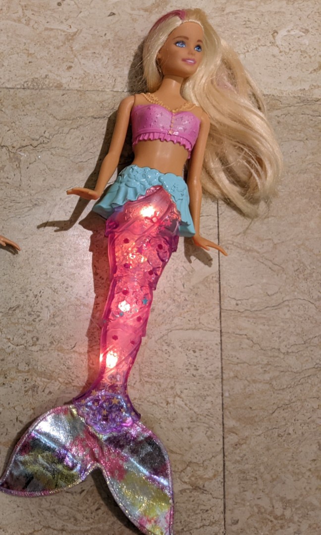 Light up Mermaid Barbie, Hobbies & Toys, Toys & Games on Carousell