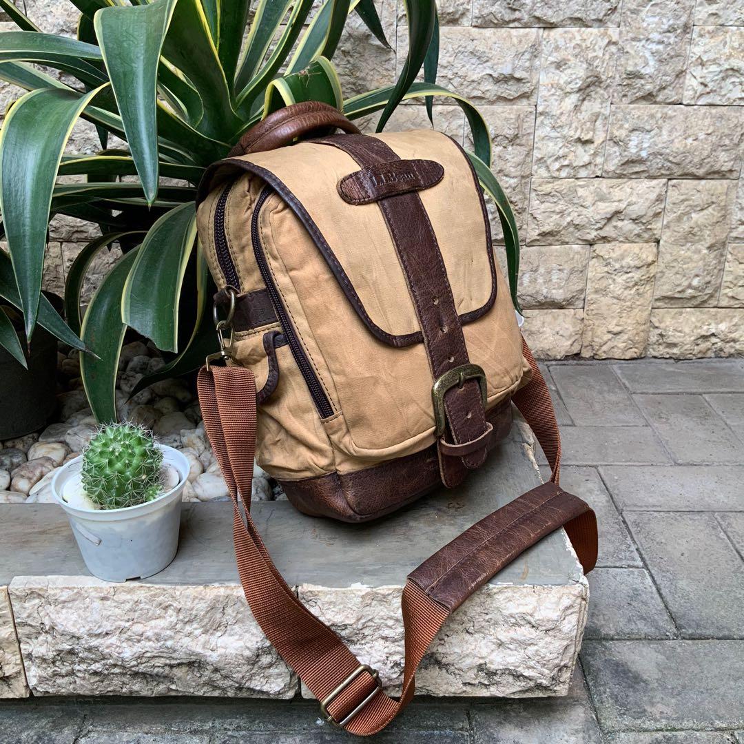 Ll bean field canvas messenger bag online
