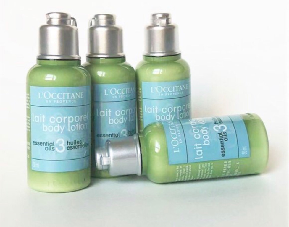 l'occitane lait corporel body lotion 3 essential oils 50ml, Beauty