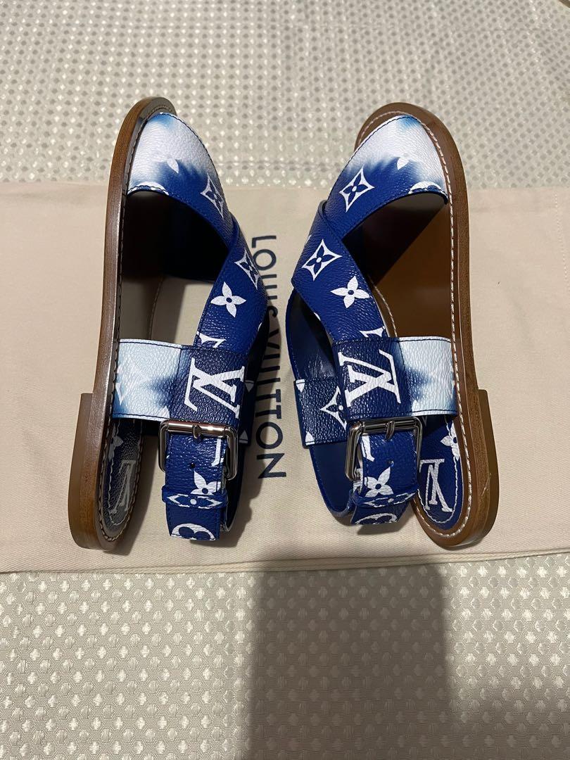 Louis Vuitton, Shoes, Louis Vuitton Lv Sandals Escale Palma Blue Sandal