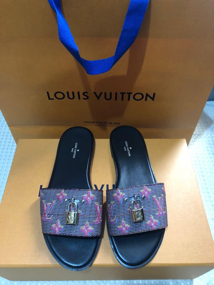 Louis Vuitton Lock It Mules, Luxury, Sneakers & Footwear on Carousell