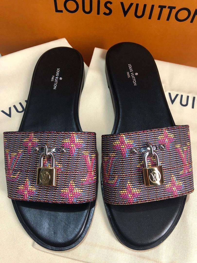 Louis Vuitton Lock It Mules, Luxury, Sneakers & Footwear on Carousell