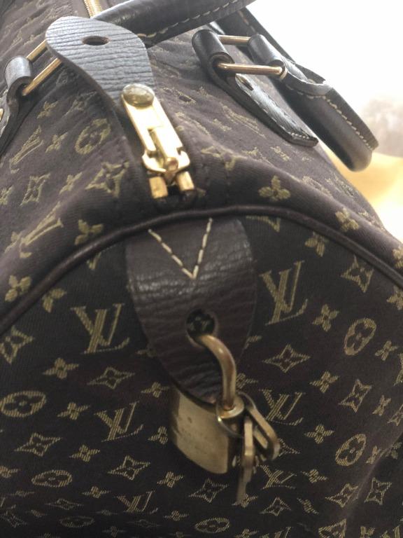 Louis Vuitton Monogram Mini Lin Marie Speedy Deauville Boston Bag