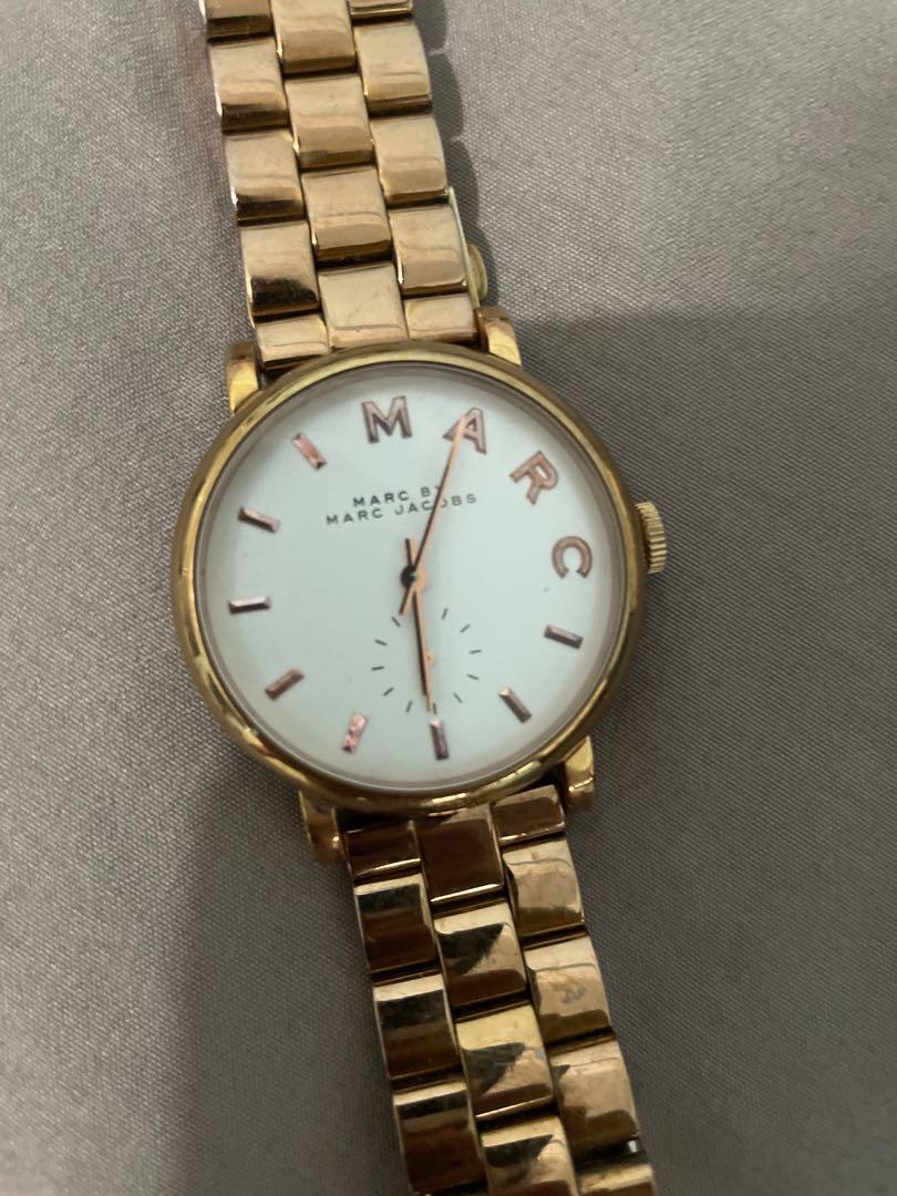 Marc By Marc Jacobs Gold Watch