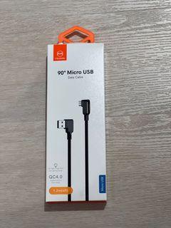 Mcdodo Micro USB Data Charging Cable Black Glue Series 1.2m