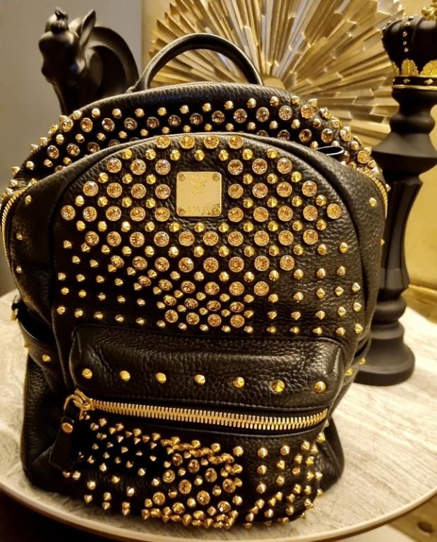 Authentic MCM Gold Bag