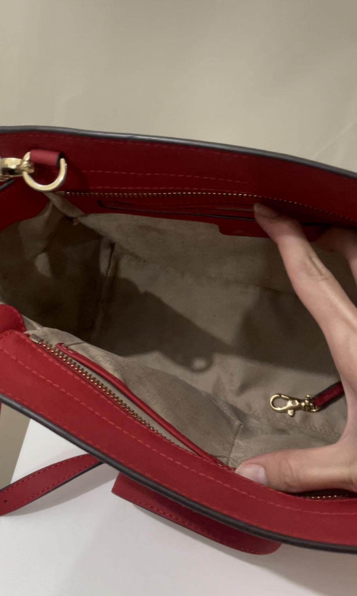 michael kors dark red purse