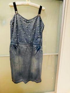 MOMA 專賣店 牛仔背心洋裝