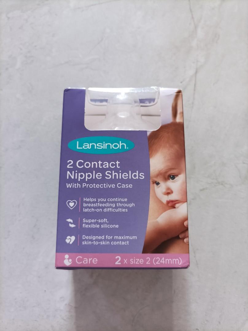 Lansinoh Contact Nipple Shields, 24 mm, 2 ea 