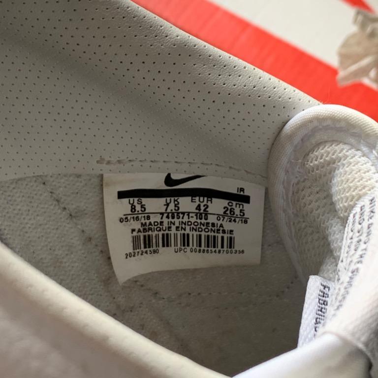 Ukuran sepatu shop nike cortez