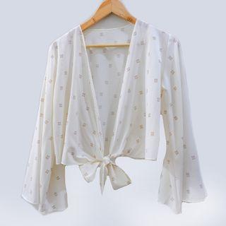 Off White Kimono Cover Up