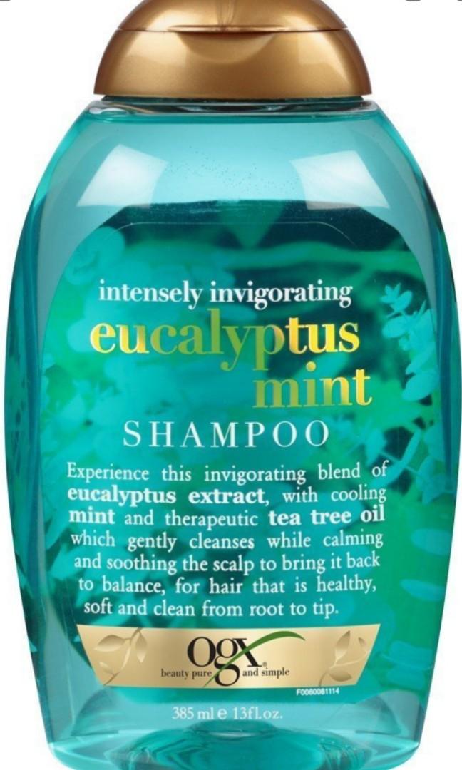OGX Eucalyptus Mint shampoo, Beauty & Personal Care, Hair on Carousell