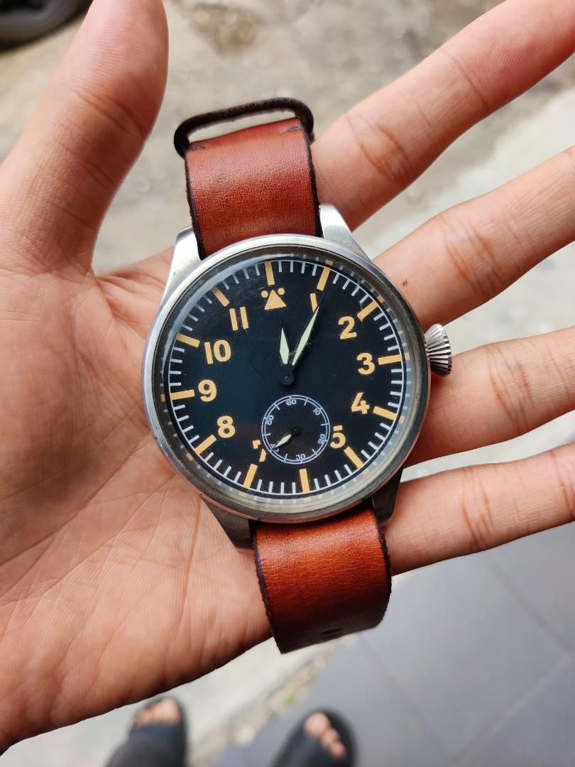 Parnis aviator best sale watch