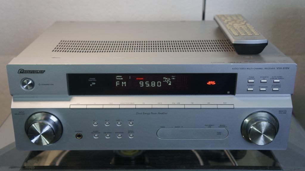 Pioneer VSX818V 5.1ch AV Multichannel Receiver, Audio, Soundbars