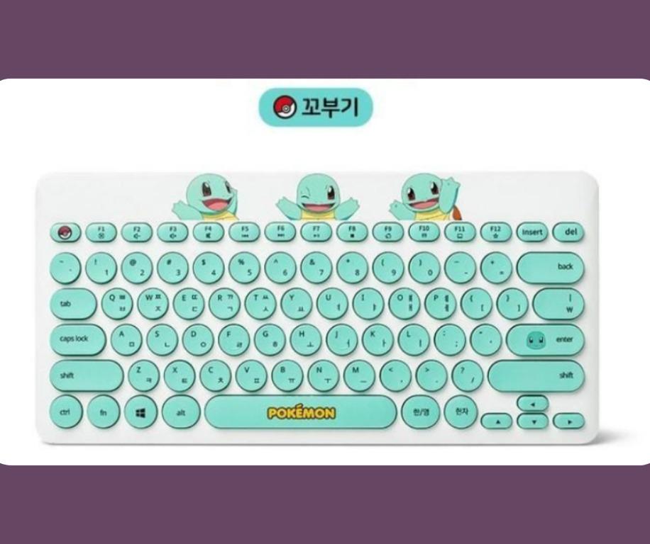 POKEMON SQUIRTLE WIRELESS KEYBOARD (Category: Computer Keyboard) located in Imus. Submitted by thecookydrive (Listing ID 1163907764, Image 2). Description: Ready to ship .