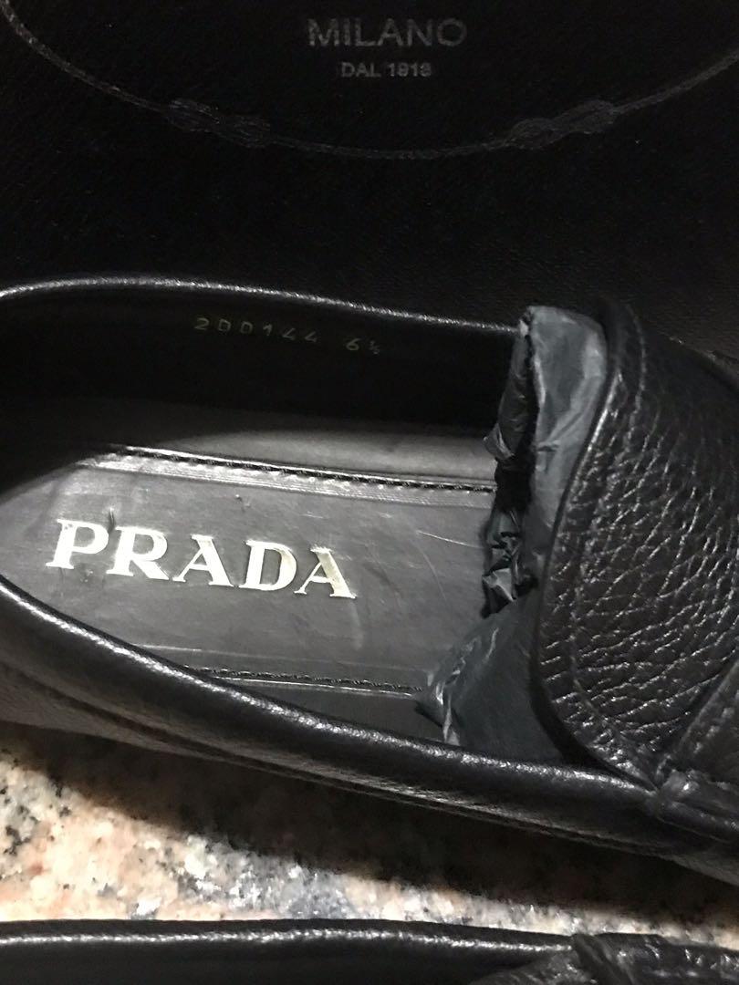 Prada (Category: Sneakers & Footwear) located in Singapore. Submitted by iluv2shop4u (Listing ID 1163972838, Image 3). Description: Prada Mens’ Leather Shoes Size : 6.5 Brand new box .