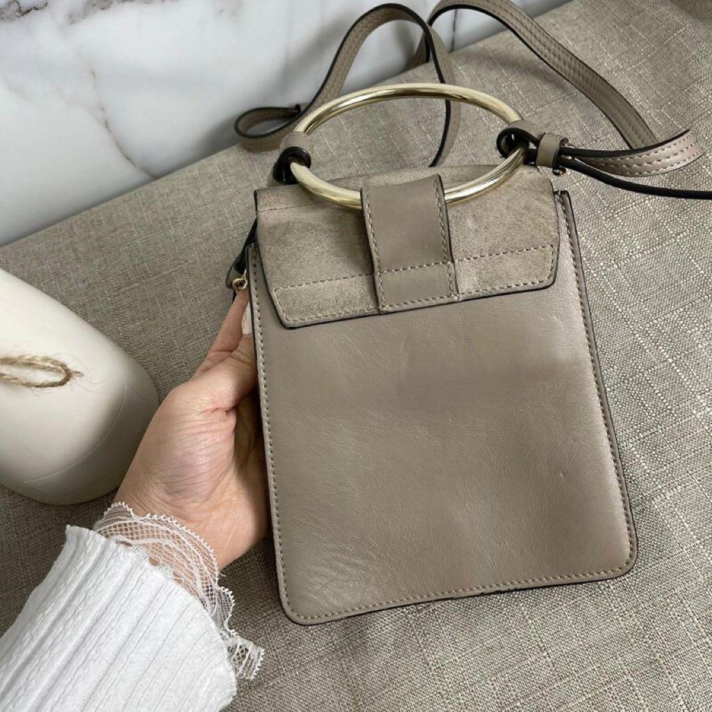 Pre-order] CHLOE Faye Crossbody Bag Mini Size (Grey / Light Gold), Luxury,  Bags & Wallets on Carousell