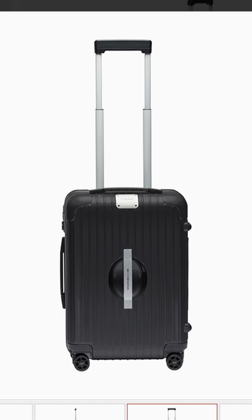 Rimowa x Porsche MATT BLACK Cabin Luggage, Hobbies & Toys, Travel