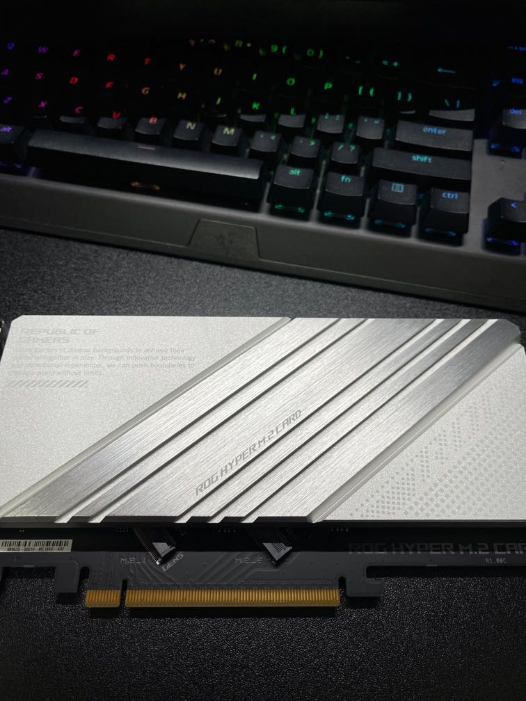 ROG Hyper M.2 Card, 電腦＆科技, 桌上電腦 - Carousell