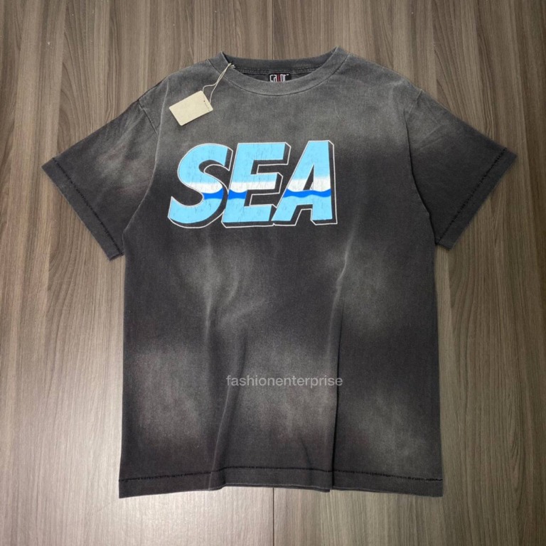 Saint Michael x Wind And Sea Tee, Men's Fashion, Tops & Sets