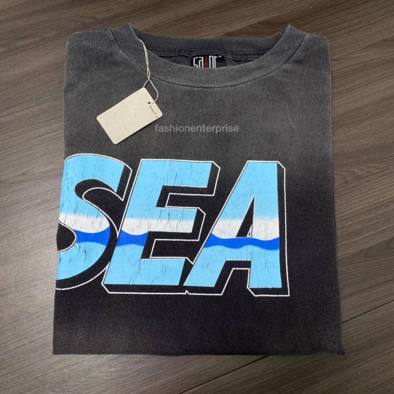 Saint Michael x Wind And Sea Tee, Men's Fashion, Tops & Sets