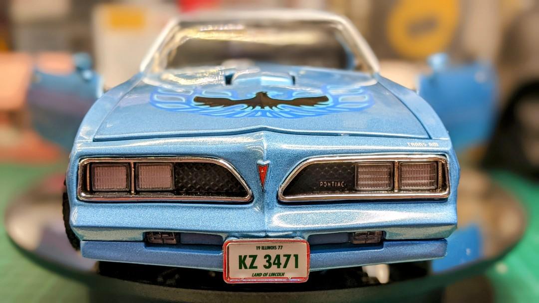 SALE!! 118 ERTL American Muscle 1977 Pontiac Trans Am (blue), Hobbies