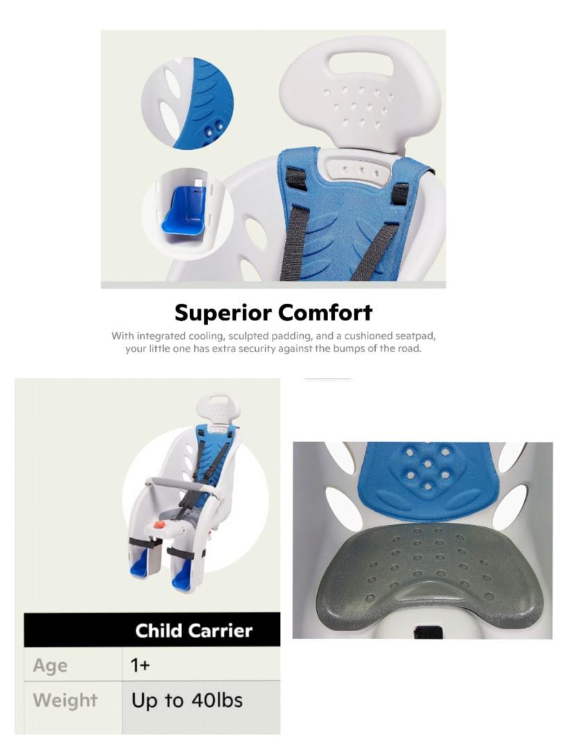 Schwinn Deluxe Bicycle Carrier / Child Seat, Sports Equipment, Bicycles