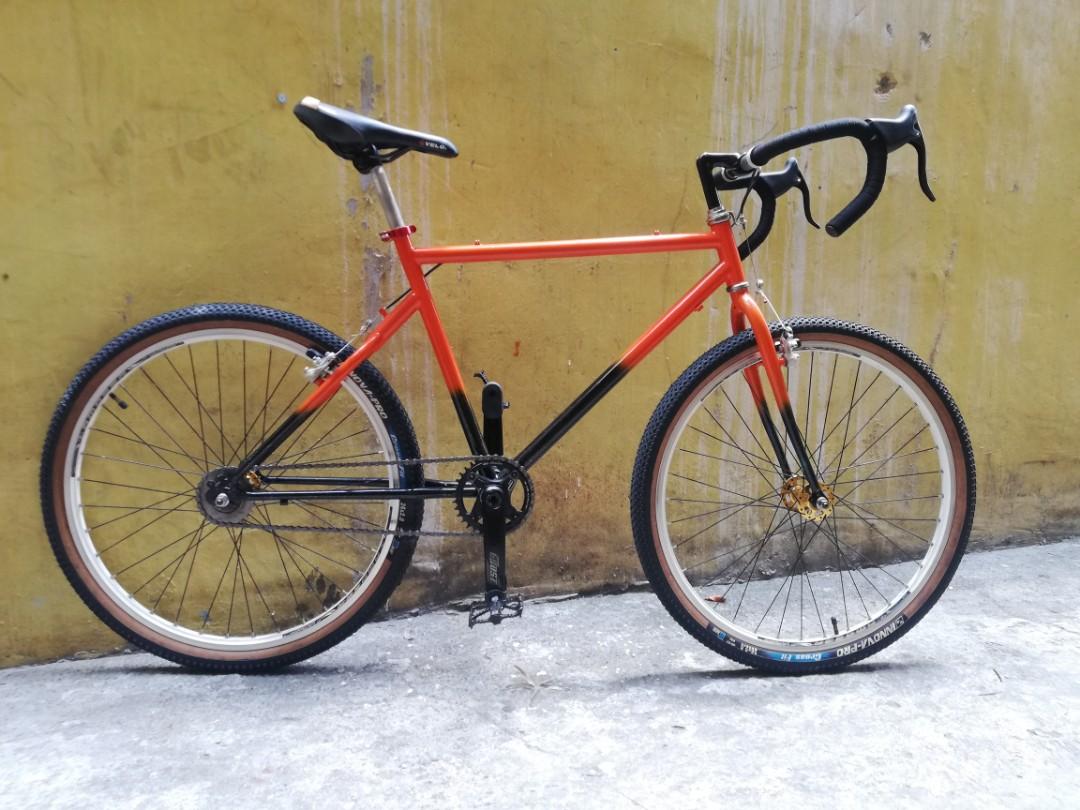 Singlespeed Bike for sale (Category: Bicycles) located in Quezon City. Submitted by drivenvf (Listing ID 1163970691, Image 1). Description: singlespeed gravel bike 26er 55tt 49st 34-16 gearing ready to use minimal paintchips pickup west Avenue LAST PRICE POSTED. THANK YOU.