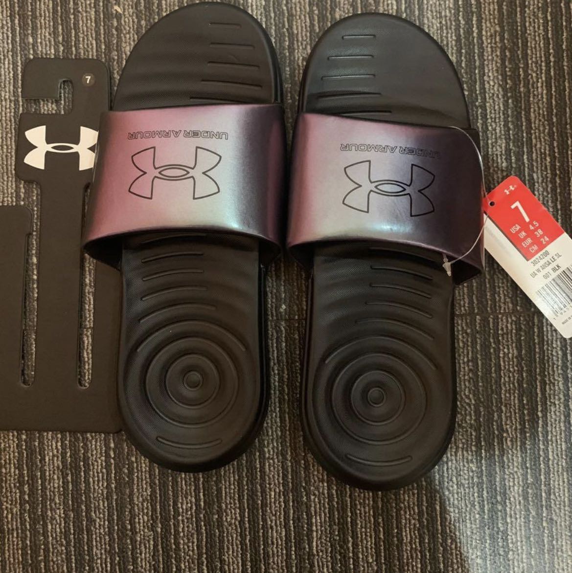 women's ua ansa le slides