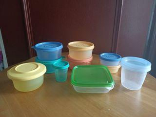 Assorted Small tupperware boxes