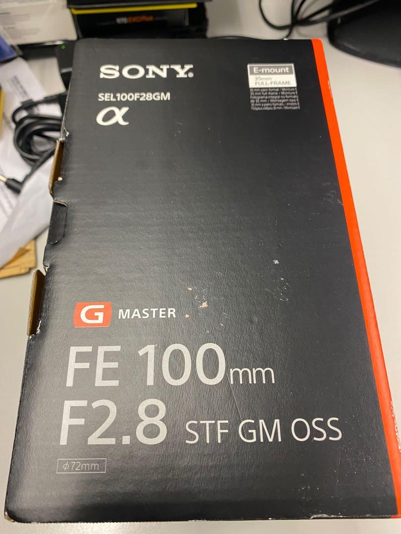 Sony FE 100mm F2.8 STF GM OSS SEL100F28GM, 攝影器材, 鏡頭及裝備