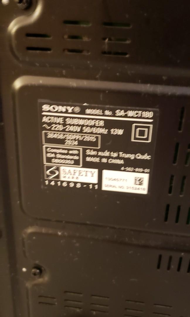 SONY SACT180 soundbar, 音響器材, Soundbar、揚聲器、藍牙喇叭、耳擴 Carousell