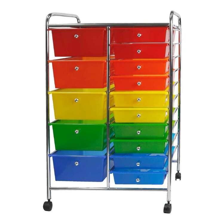 Spotlight Multicolored Drawers Organizer, Furniture & Home Living