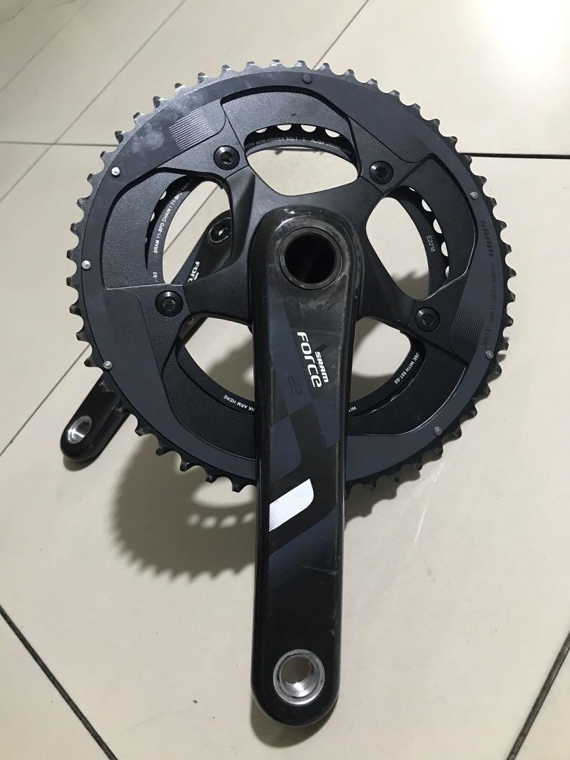 Sram Force 22 (Category: Bicycles) located in Las Pinas. Submitted by ranjeman (Listing ID 1164040868, Image 1). Description: For Sale or Swap SRAM Force 22 Selling almost new - less than 50km Sram force 22 Crankset 175mm 53/39 Price: php 10,000 Sram force 22 cogs 11-26 Price: 3500 Get both for php 13,000 RFS: change to climbing set up Open for swap with the same condition Looking crankset 170mm 50/34 and cogs 11/34 - preferably same model for cr