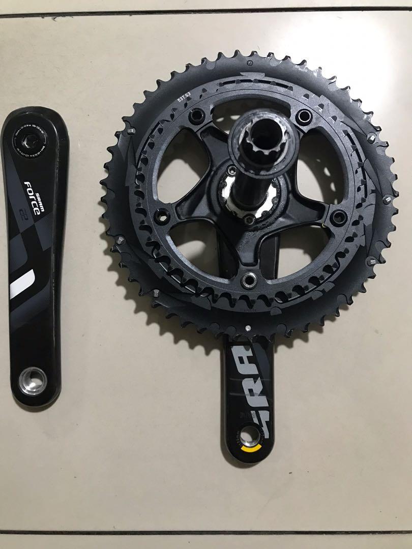 Sram Force 22 (Category: Bicycles) located in Las Pinas. Submitted by ranjeman (Listing ID 1164040868, Image 3). Description: For Sale or Swap SRAM Force 22 Selling almost new - less than 50km Sram force 22 Crankset 175mm 53/39 Price: php 10,000 Sram force 22 cogs 11-26 Price: 3500 Get both for php 13,000 RFS: change to climbing set up Open for swap with the same condition Looking crankset 170mm 50/34 and cogs 11/34 - preferably same model for cr