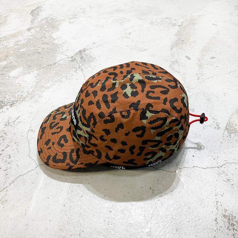 工工】SUPREME Gore-Tex Camp Cap (Leopard) 防水豹紋BoxLogo 五分割帽