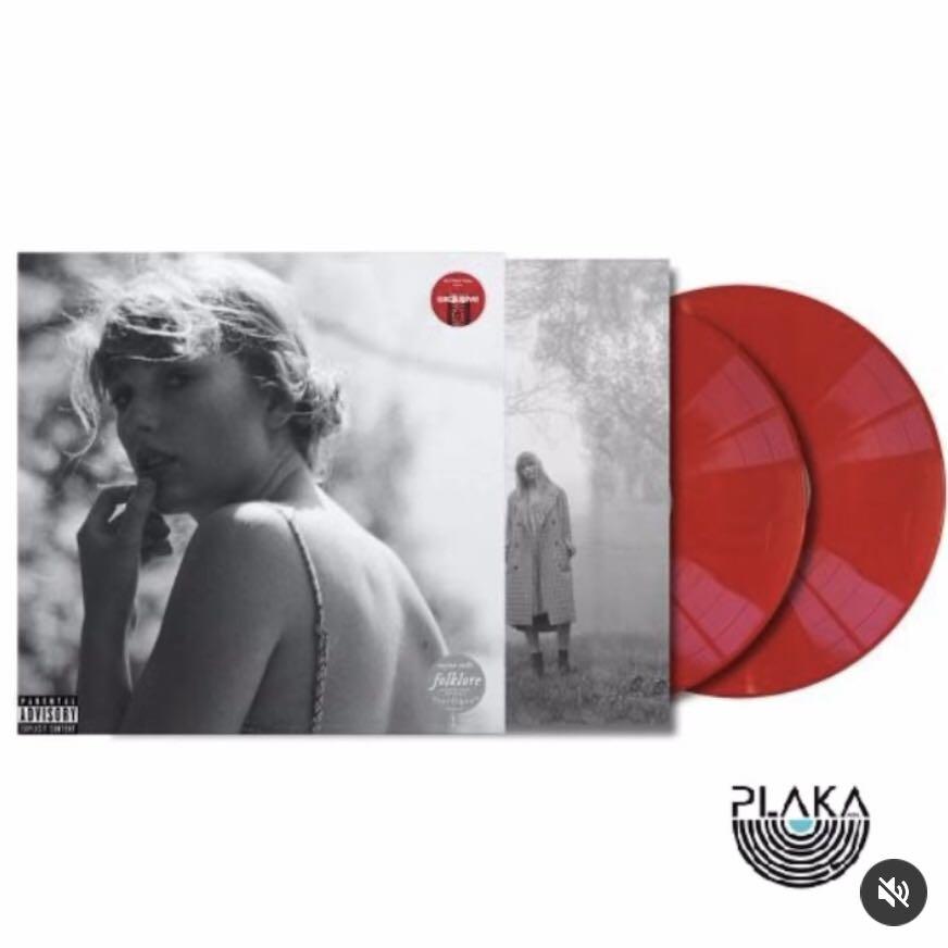 Taylor Swift - Folklore Plaka LP Vinyl (Category: Vinyls) located in Manila. Submitted by plaka.mnl (Listing ID 1163917379, Image 1). Description: Taylor Swift - Folklore Target Exclusive Includes 2-disc red vinyl version of the “meet me behind the mall” edition Includes 16 songs, “the lakes” bonus track, and collectible cover art Track List 1. “The 1” 2. “Cardigan” 3. “The Last Great American Dynasty” 4. “Exile” (featuring Bon Iver) 5. “My Tears