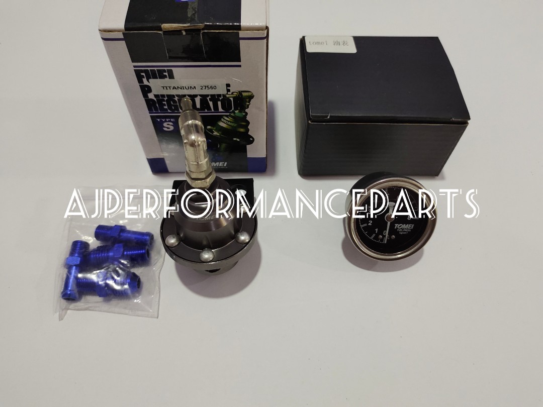 TOMEI FUEL PRESSURE REGULATOR WITH METER, Auto Accessories on Carousell