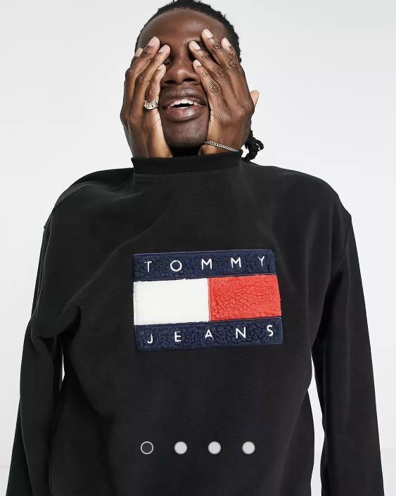Tommy jeans outlet black sweatshirt