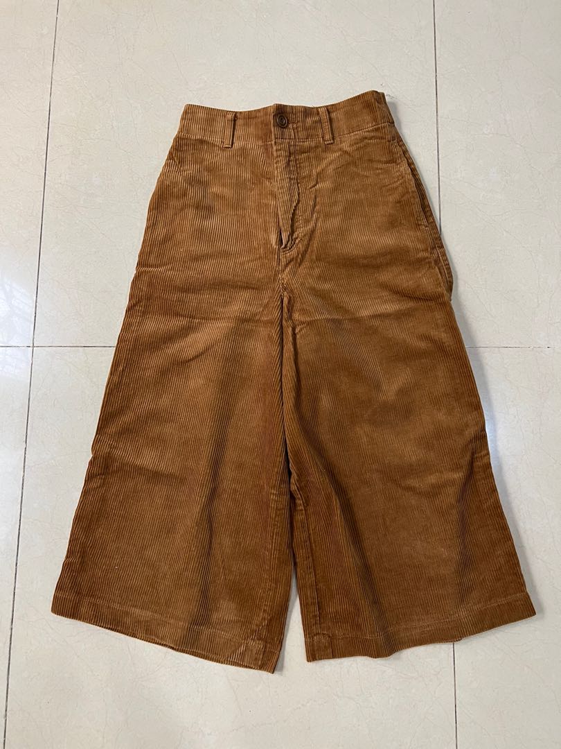 Uniqlo Corduroy Pants, Fesyen Wanita 