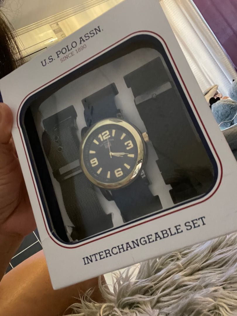 Men's interchangeable discount watch set