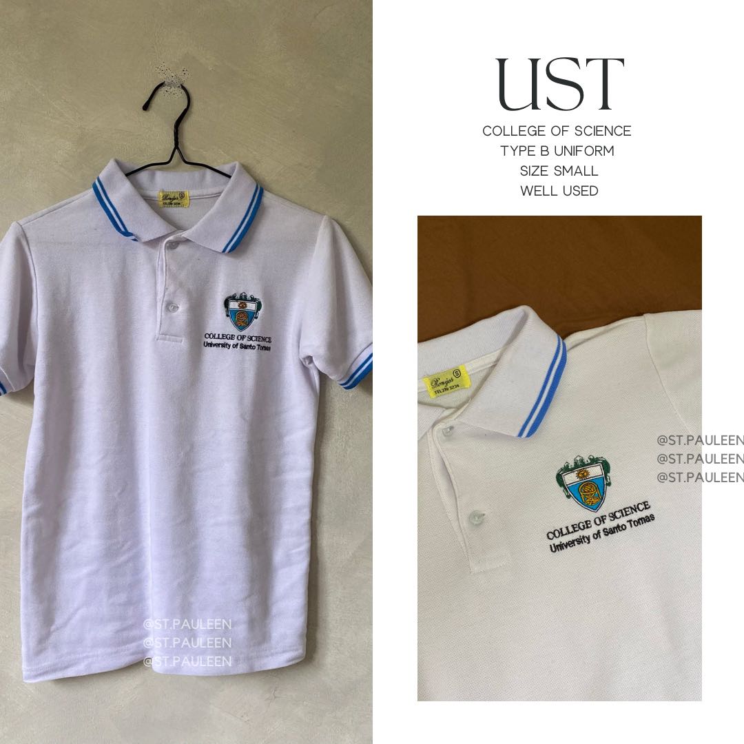 UST College of Science Type B Uniform Polo (S), Women's Fashion, Tops