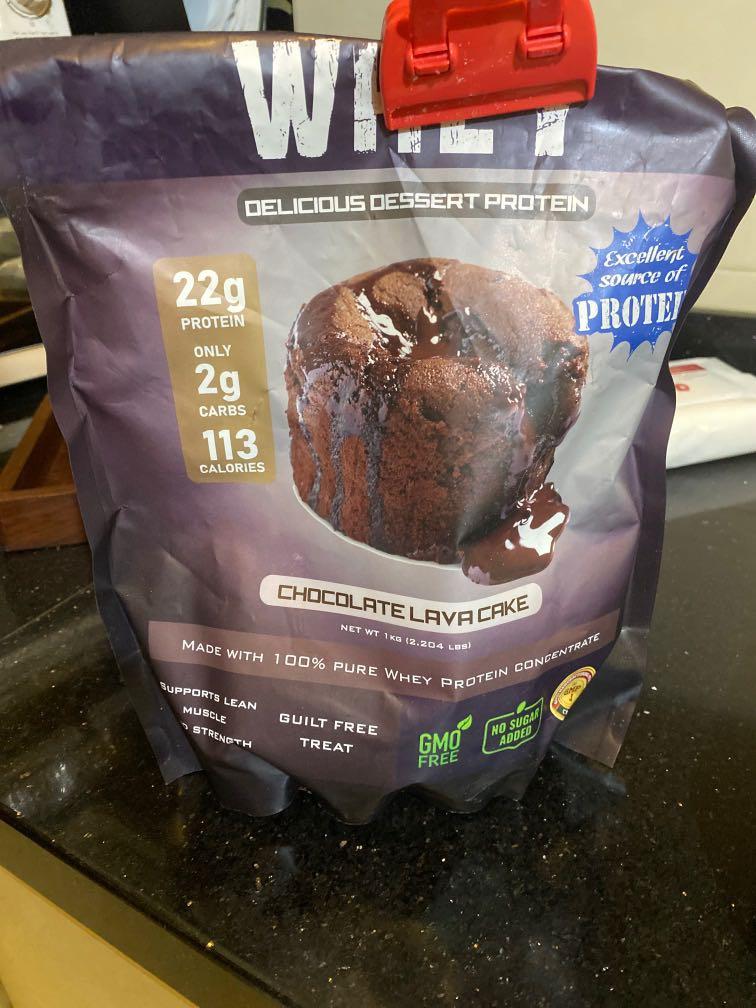 Whey chocolate lava cake 400g, Health & Nutrition, Health Supplements
