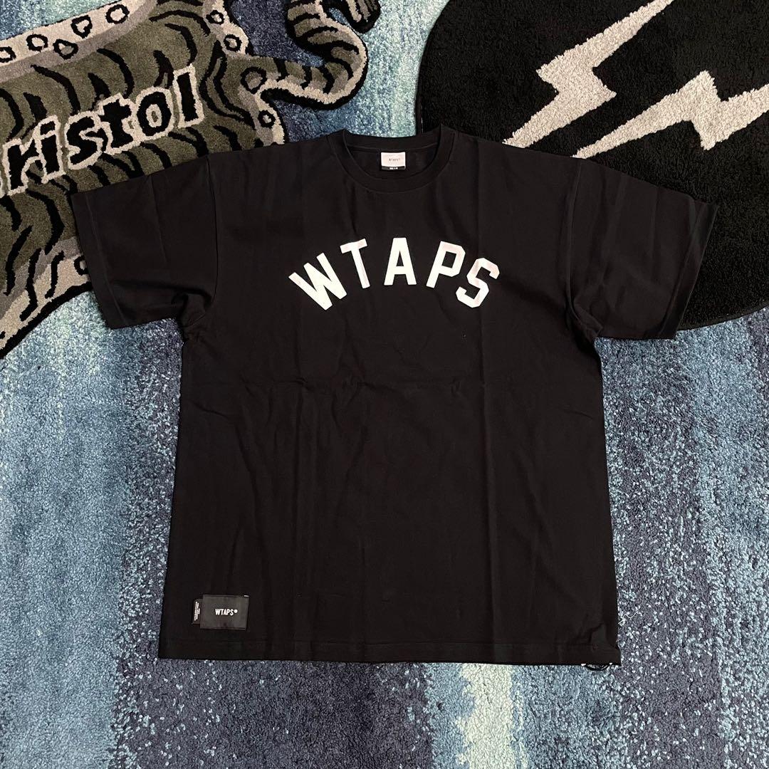 WTAPS COLLEGE / SS / COTTON  ネイビー　S