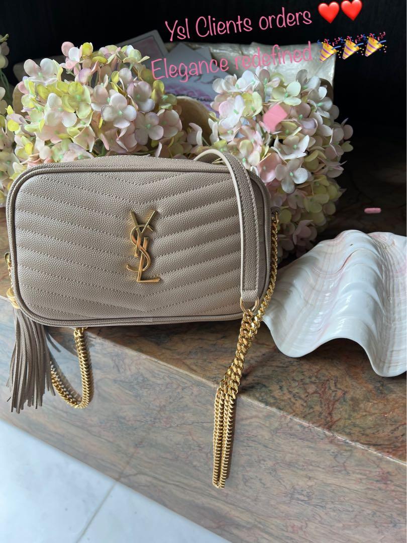 Ysl mini lou beige sales