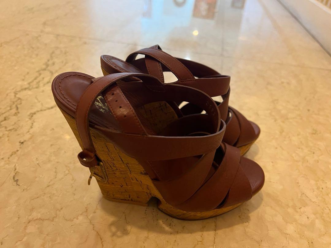 Ysl wedges sale outlet