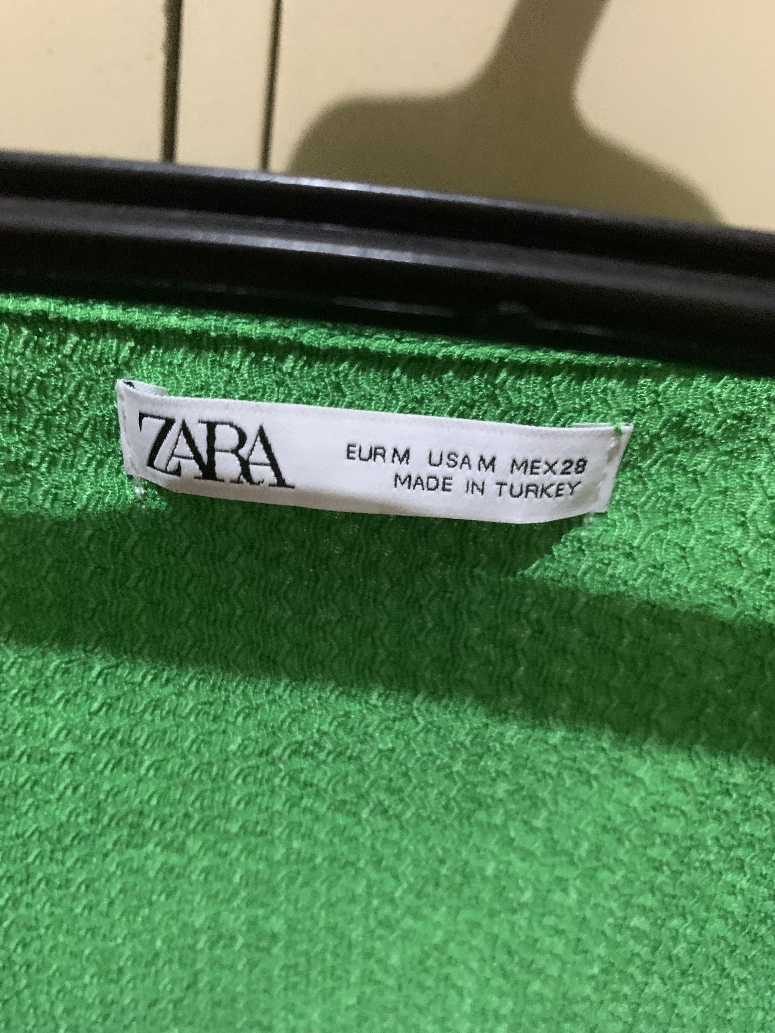 Zara Green Blouse (Category: Blouses) located in Las Pinas. Submitted by sunshinebb23 (Listing ID 1164030315, Image 2). Description: .
