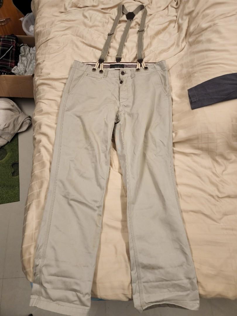 Zara Suspenders, Men's Fashion, Bottoms, Trousers on Carousell