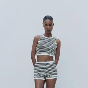 Zara black and white two piece Clearance